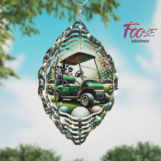 8 Inch Golf Cart Wind Spinner.